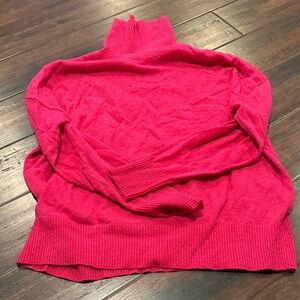 Vici Vibrant Pink Turtleneck Sweater
